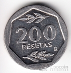 Испания 200 песет 1986-1988