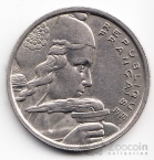 Франция 100 франков 1958 (тип сова)
