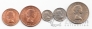 Новая Зеландия набор 5 монет 1962-1965