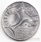 ФРГ 10 марок 1972 Олимпийские Игры - Стадион D