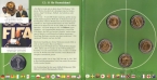 Германия набор пробных евро 2006 С жетоном Чемпионат мира по футболу (блистер)