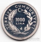 Турция 1000 лир 1988 400 лет со смерти архитектора Синана