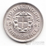 Великобритания 3 пенса 1941 (Тип 1)