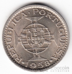 Индия - Португальская Индия 1 эскудо 1958-1959