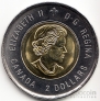 Канада 2 доллара 2015 200 лет со Дня Рождения Джона Макдональда