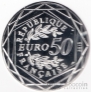 Франция 50 евро 2015 Астерикс и Обеликс