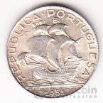 Португалия 2,5 эскудо 1951 Корабль