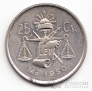 Мексика 25 сентаво 1950