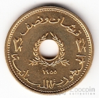 Ливан 2 1/2 пиастра 1955