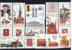 Набор марок Архитектура 9 (Гашеные)