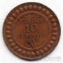 Тунис 10 сентим 1917
