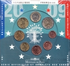 Франция набор 8 монет евро 2009 (блистер)