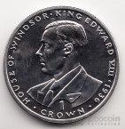 Гибралтар 1 крона 1993 Правители - Король Эдвард 8