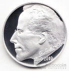 Чехия 200 крон 2010 Густав Махлер (proof)