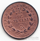 Северное Борнео 1 цент 1886