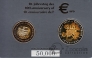 Люксембург набор 2 монеты евро 1999-2009 (пробные)