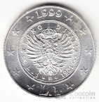 Италия 1 лира 1999 История лиры - 1901