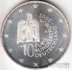Германия 10 евро 2002 Остров музеев в Берлине