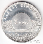 Германия 10 евро 2005 Формула Альберта Эйнштейна
