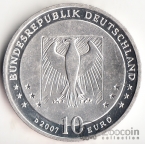 Германия 10 евро 2007 Вильгельм Буш