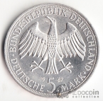 ФРГ 5 марок 1967 Братья Гумбольдты