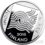 Финляндия 10 евро 2015 Аксели Галлен-Каллела (коробка)