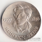 ГДР 10 марок 1972 Генрих Гейне