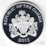 Гамбия 20 даласи 2015 Элвис Пресли