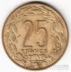 Камерун 25 франков 1972