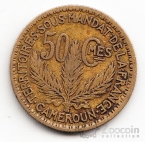Камерун 50 сентим 1925