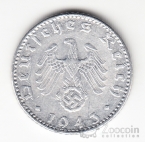 Германия 50 пфеннигов 1943 J