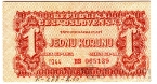 Чехословакия 1 крона 1944