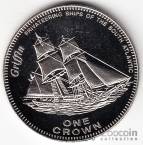 Тристан да Кунья 1 крона 2006 Корабль