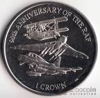 Фолклендские острова 1 крона 2008 90 лет авиации