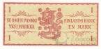 Финляндия 1 марка 1963 (подписи тип 2)