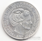 Дания 10 крон 1972 Коронация королевы Маргрет