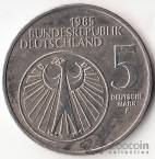 ФРГ 5 марок 1985 Год Европейской музыки