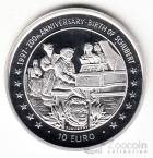 Остров Мэн 10 евро 1997 200 лет с рождения Франца Шуберта