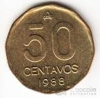 Аргентина 50 сентаво 1988