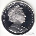 Брит. Виргинские острова 10 долларов 2005 Жизнь Адмирала Г. Нельсона №2