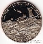 США 1/2 доллара 1995 Солдаты Второй Мировой войны (Proof)