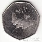 Ирландия 50 пенсов 1998