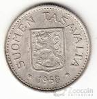 Финляндия 100 марок 1958