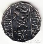 Австралия 50 центов 1995 Вторая мировая война - 50 лет Окончания войны, Дунлоп