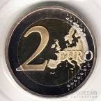 Германия 2 евро 2015 25 лет Воссоединения D (Proof)
