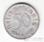 Германия 50 пфеннигов 1935 A (тип 2)