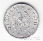 Германия 50 пфеннигов 1935 A (тип 2)