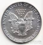 США 1 доллар 1990 Шагающая Свобода