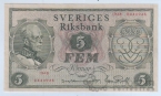 Швеция 5 крон 1948