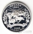 США 25 центов 2006 Штаты США - Nevada (серебро, S)